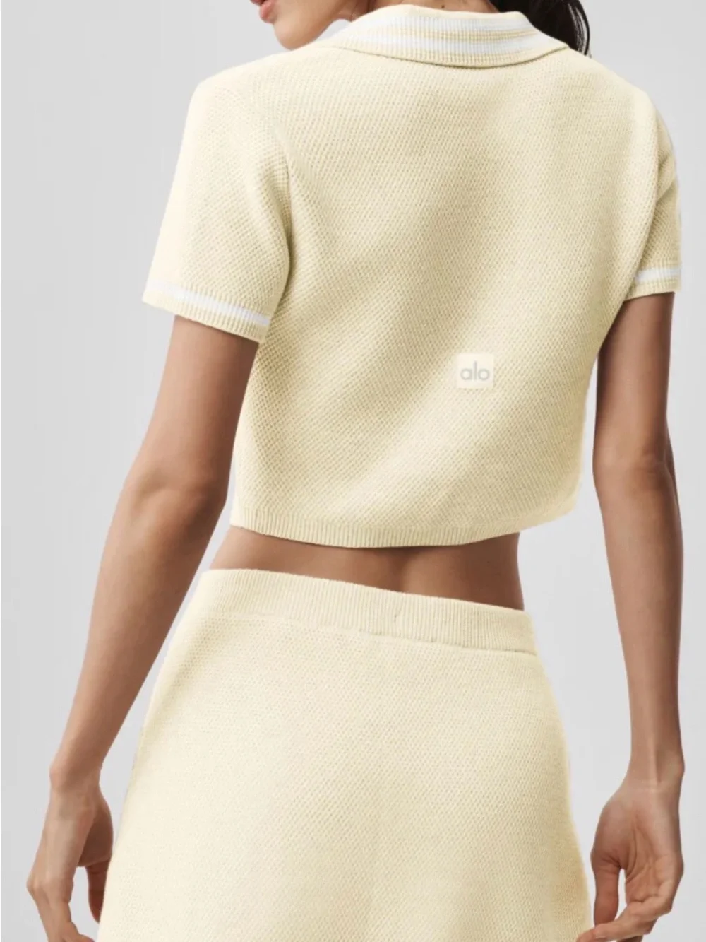 Alo Tennis Club Knit Top & Skirt Set